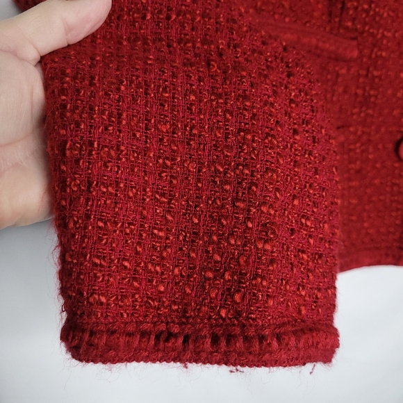 Pendleton Red Textured Blazer - Picture 5 of 12